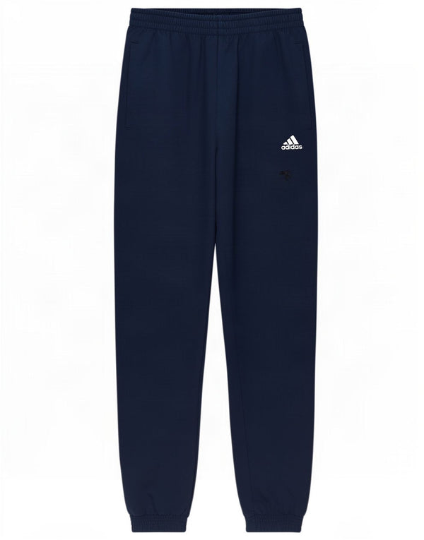 Adidas Boys Tracksuit Trousers Joggers 13-14 Years Navy Blue Polyester