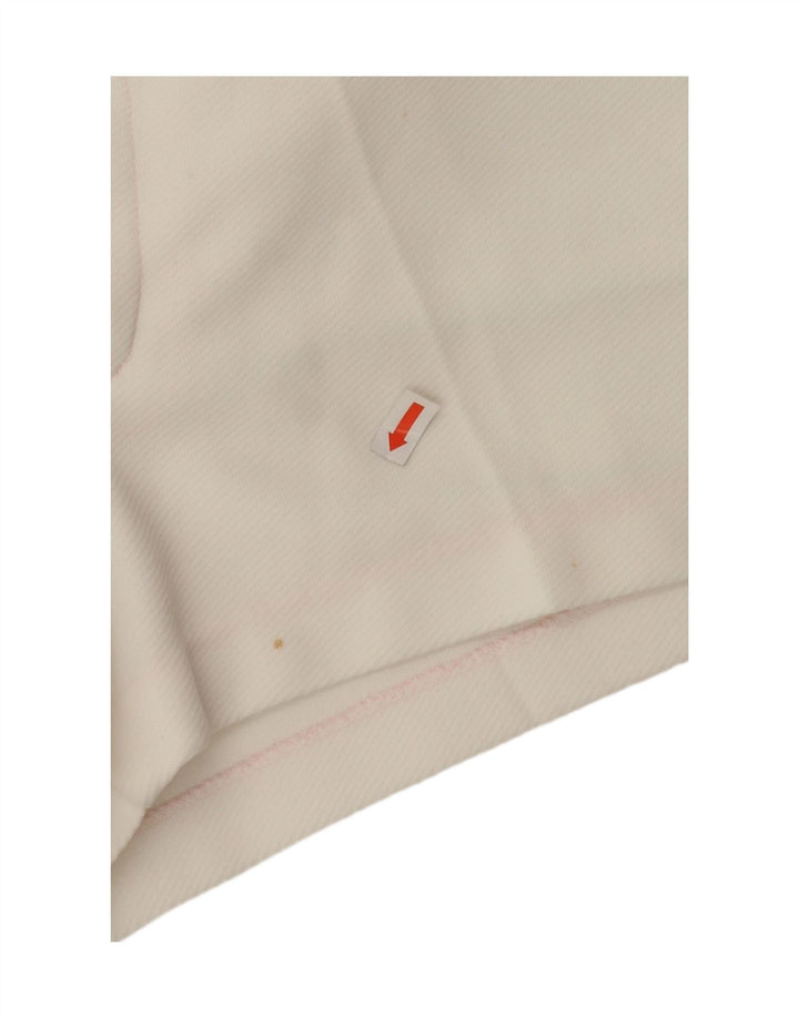 VINTAGE Womens Chino Shorts W32 Large White Colourblock Vintage Vintage and Second-Hand Vintage from Messina Hembry 