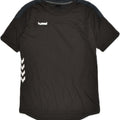 HUMMEL Boys T-Shirt Top 12-13 Years Black Polyester | Vintage Hummel | Thrift | Second-Hand Hummel | Used Clothing | Messina Hembry 