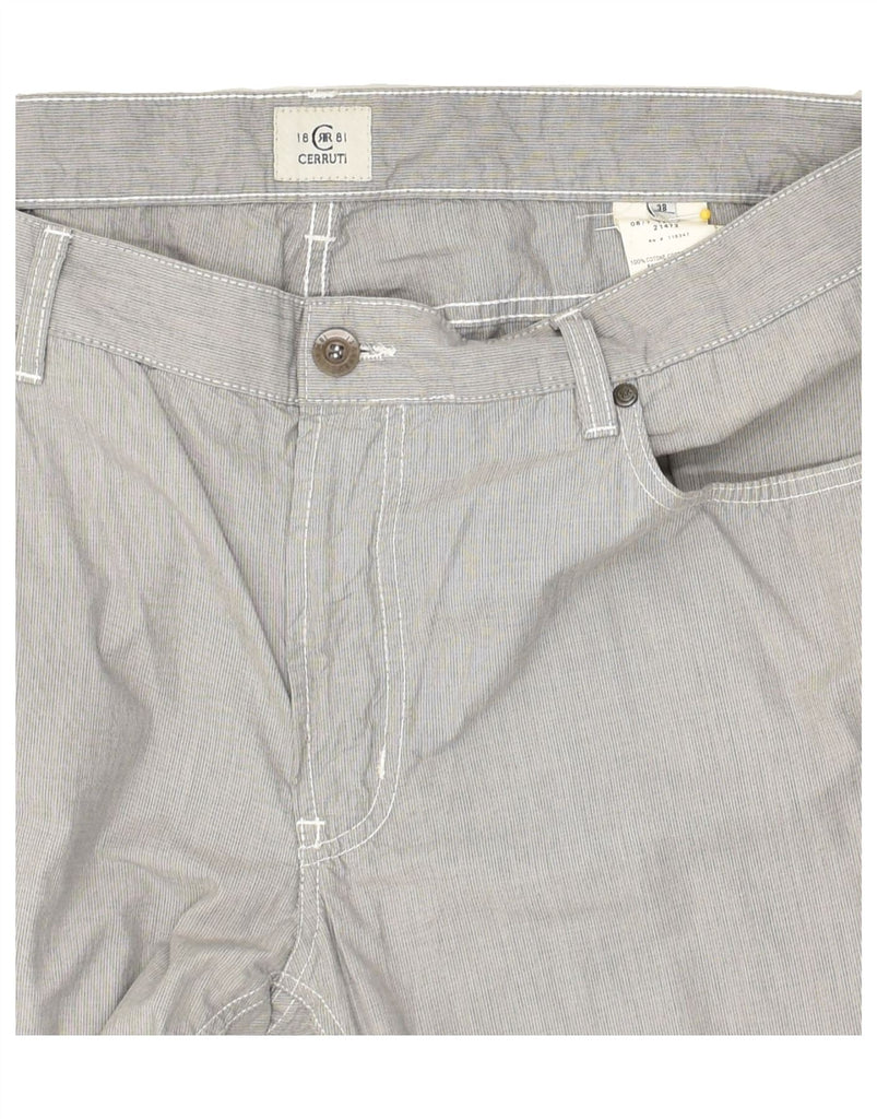 CERRUTI 1881 Mens Straight Casual Trousers IT 38 Medium W38 L31  Grey | Vintage Cerruti 1881 | Thrift | Second-Hand Cerruti 1881 | Used Clothing | Messina Hembry 