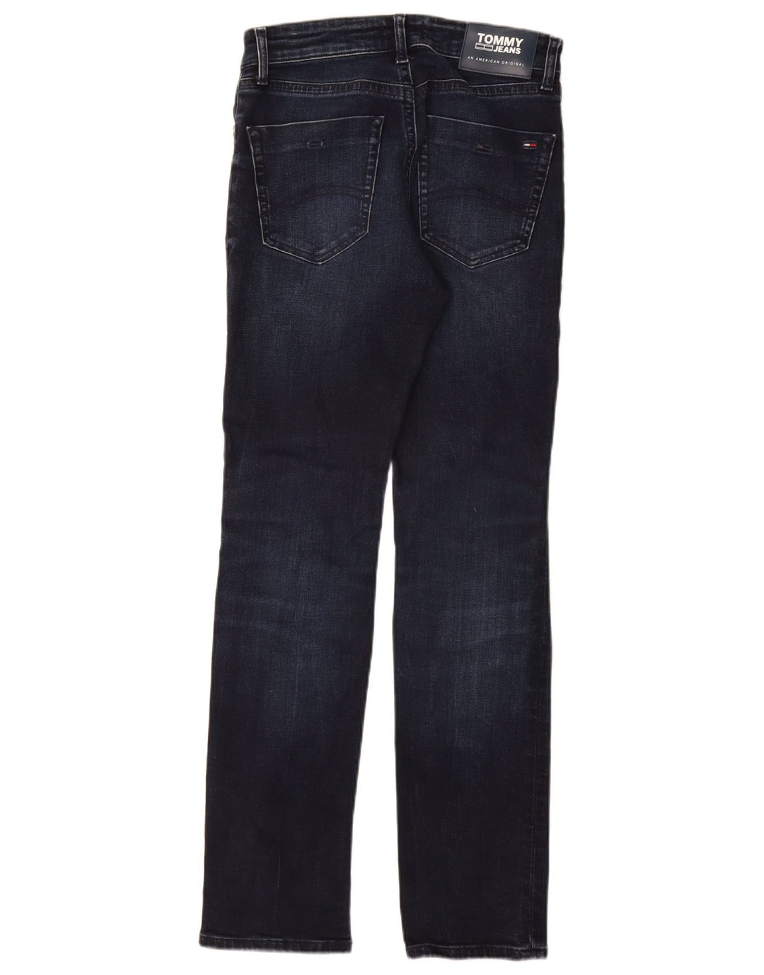 Tommy Hilfiger Womens Slim Jeans W28 L32 Navy Blue Cotton