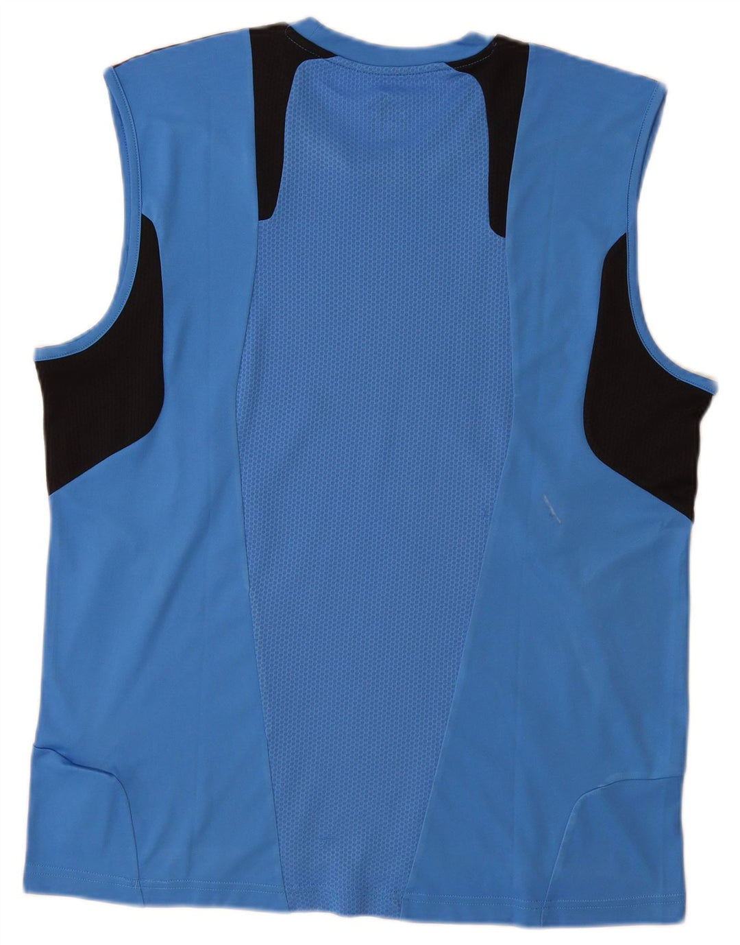 Adidas Mens Climacool Vest Top Large Blue Colourblock Polyester