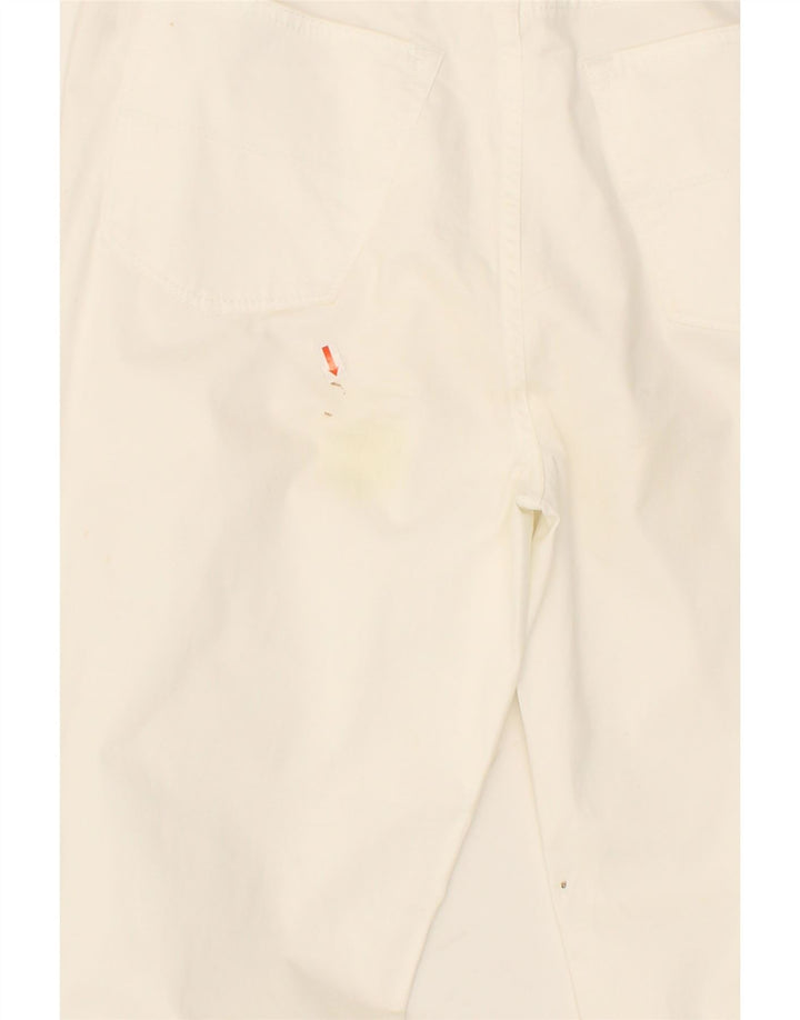 TRUSSARDI Womens Straight Jeans W26 L28 White Vintage Trussardi and Second-Hand Trussardi from Messina Hembry 
