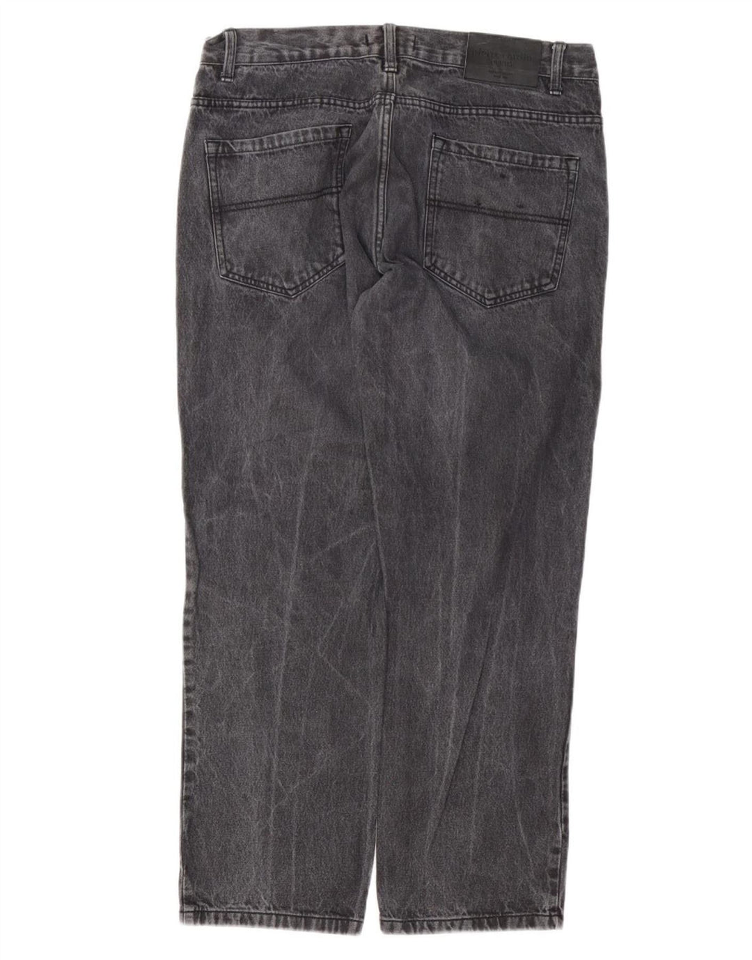 Pierre Cardin Mens Straight Jeans W34 L28 Grey Cotton