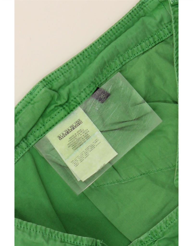 NAPAPIJRI Mens Cargo Shorts W36 Large  Green Cotton Vintage Napapijri and Second-Hand Napapijri from Messina Hembry 