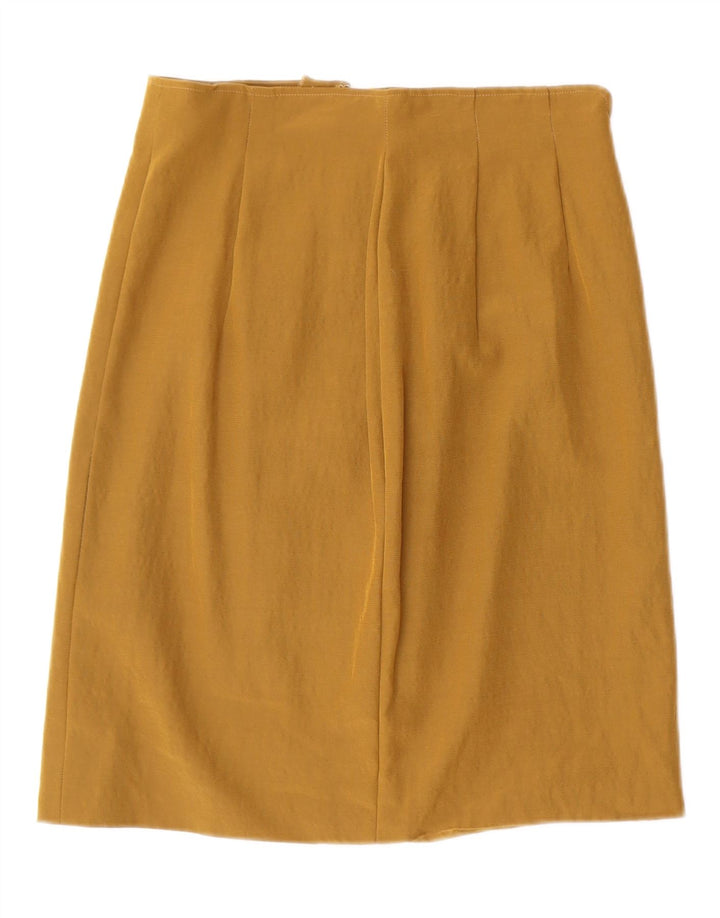 VINTAGE Womens Pencil Skirt W28 Medium Beige Vintage Vintage and Second-Hand Vintage from Messina Hembry 