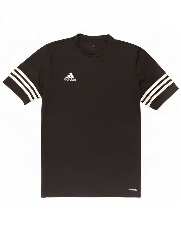 Adidas Mens Climalite T-Shirt Top Small Black Polyester