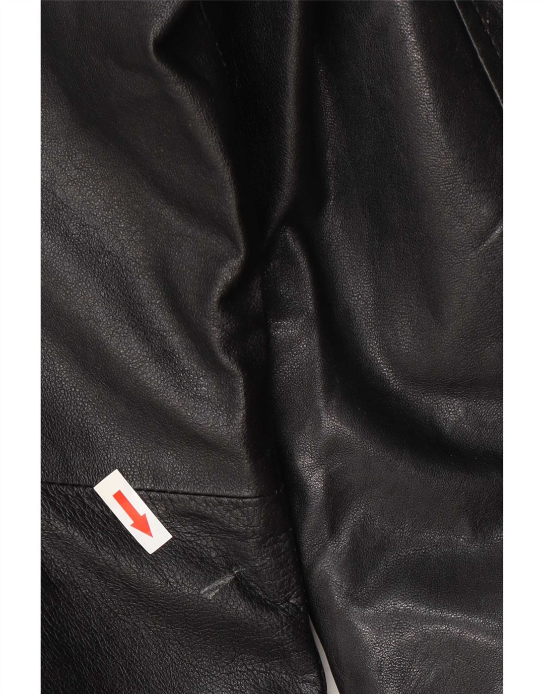 Pellitalia Womens Hooded Leather Jacket UK 18 XL Black