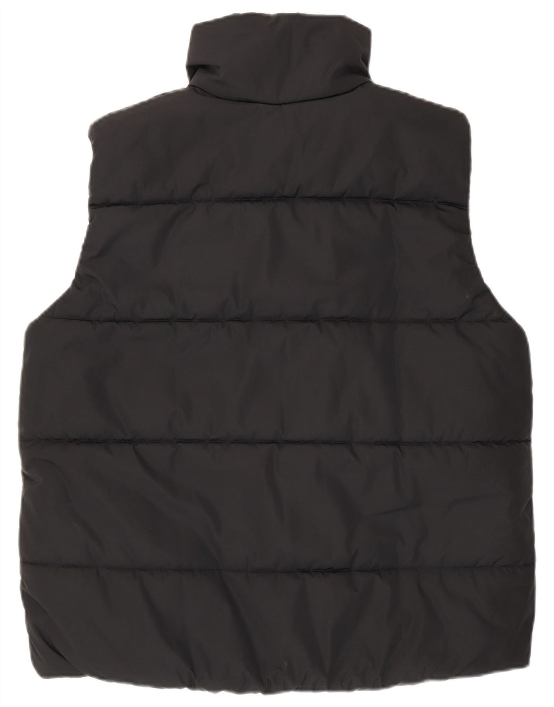 ADIDAS Womens Oversized Padded Gilet UK 10 Small Black Polyester