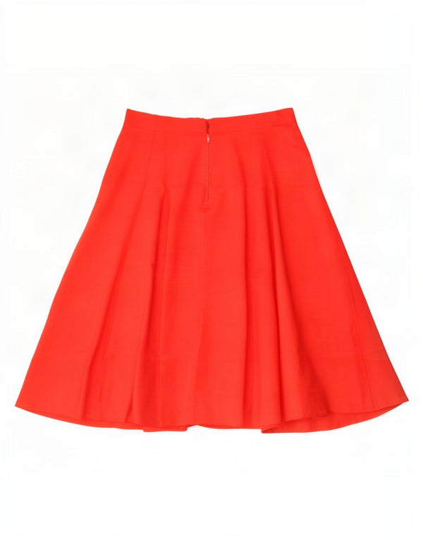 Vintage Womens A-Line Skirt W30 Medium Red