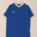 NIKE Boys Dri Fit T-Shirt Top 10-11 Years Medium Blue Colourblock