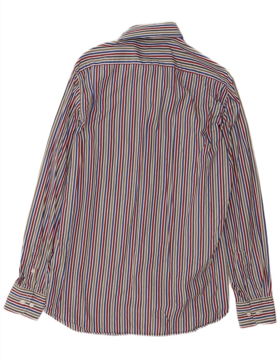 Paul & Shark Mens Shirt Size 40 Medium Multicoloured Striped Cotton