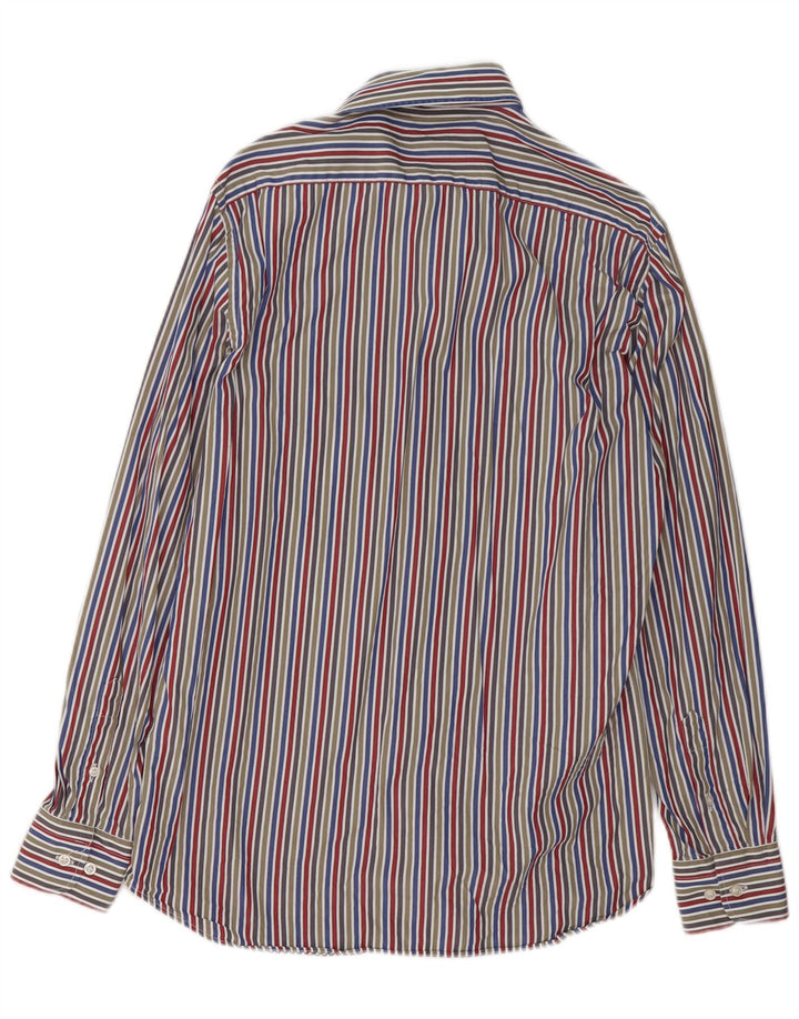 Paul & Shark Mens Shirt Size 40 Medium Multicoloured Striped Cotton