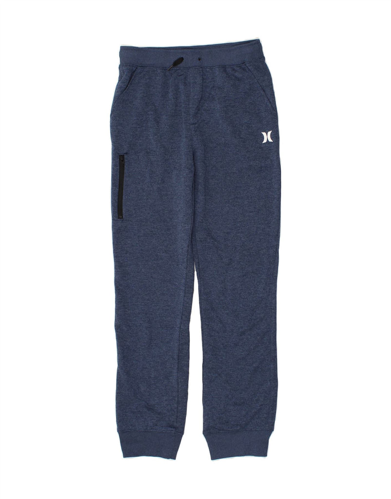 HURLEY Boys Tracksuit Trousers Joggers 14-15 Years Navy Blue Polyester | Vintage Hurley | Thrift | Second-Hand Hurley | Used Clothing | Messina Hembry 