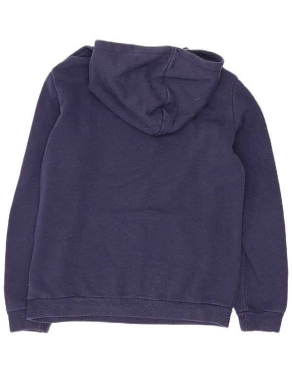 Puma Boys Graphic Hoodie Jumper 15-16 Years Navy Blue