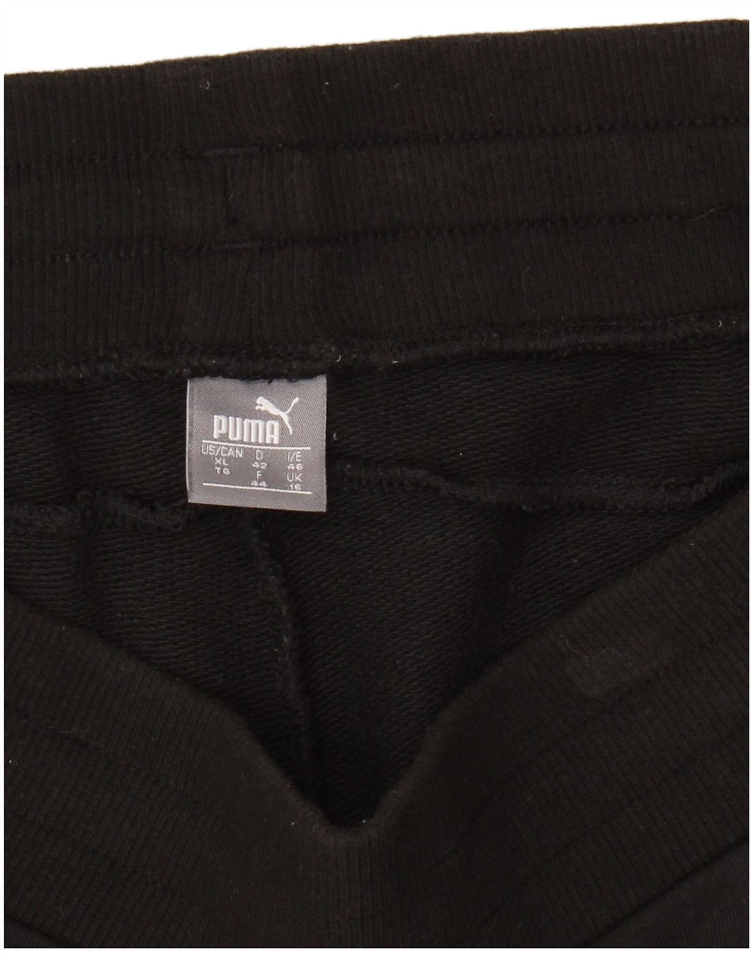 PUMA Womens Sport Shorts UK 16 Large Black Cotton