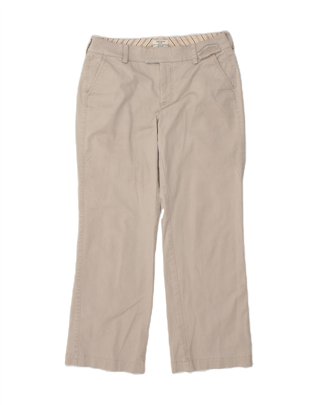 DOCKERS Womens Favorite Fit Chino Trousers US 8 Medium W30 L27 Grey Vintage Dockers and Second-Hand Dockers from Messina Hembry 