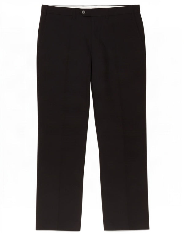 Marks & Spencer Mens Straight Regular Fit Suit Trousers W36 L31 Navy Blue