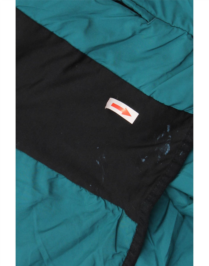 Marks & Spencer Womens Tracksuit Top Jacket UK 14 Large Green Colourblock