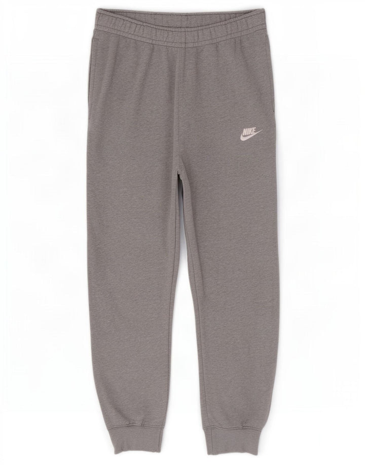 Nike Mens Tracksuit Trousers Joggers Small Grey Flecked Cotton