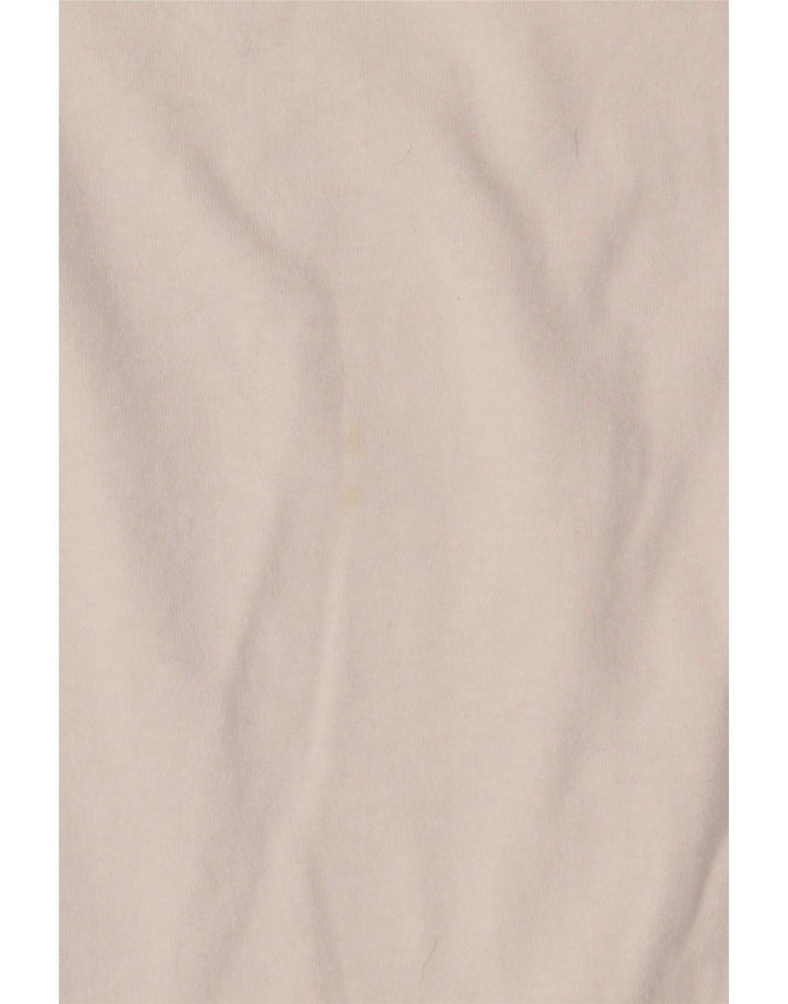 Marlboro Classics Mens Graphic Top Long Sleeve XL White Cotton