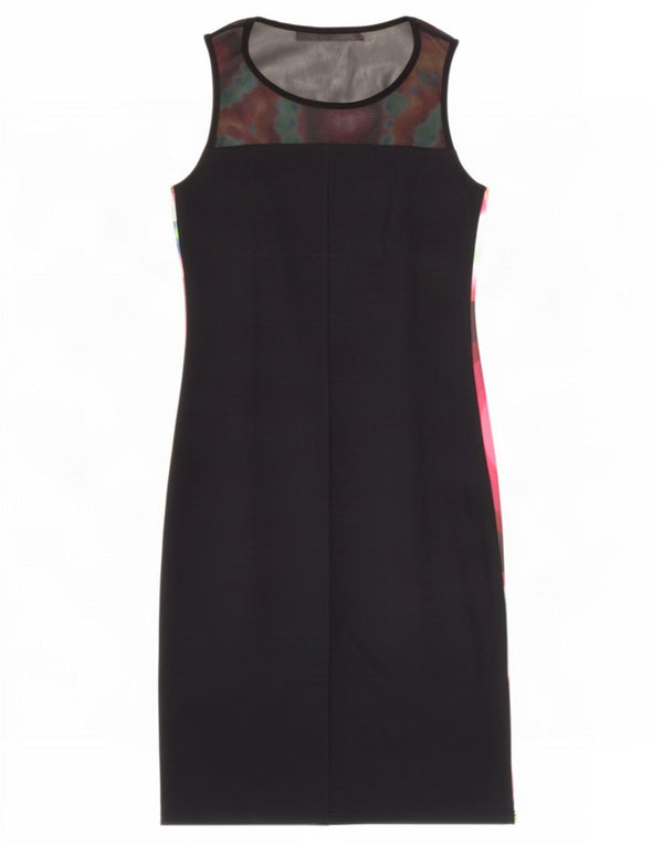 Desigual Womens Sleeveless Sheath Dress UK 12 Medium Multicoloured Floral