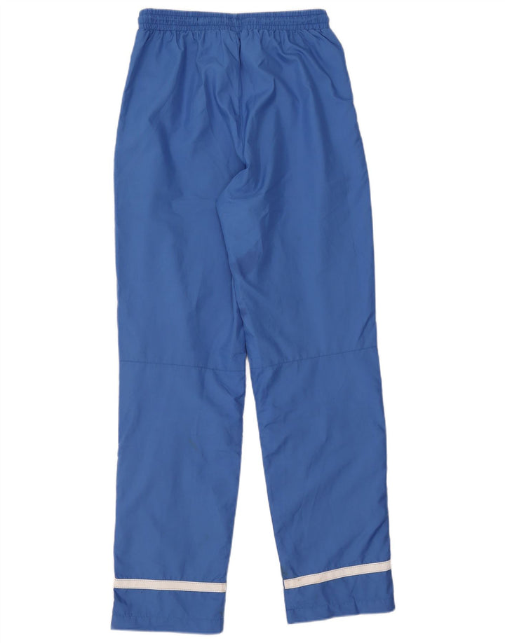 Asics Mens Tracksuit Trousers Medium  Blue Colourblock Polyester