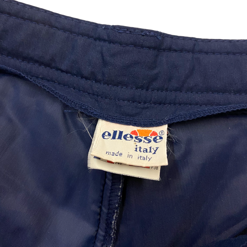 Ellesse Padded Nylon Trousers | Vintage Luxury High End Navy Blue Ski Pants VTG | Vintage Messina Hembry | Thrift | Second-Hand Messina Hembry | Used Clothing | Messina Hembry 