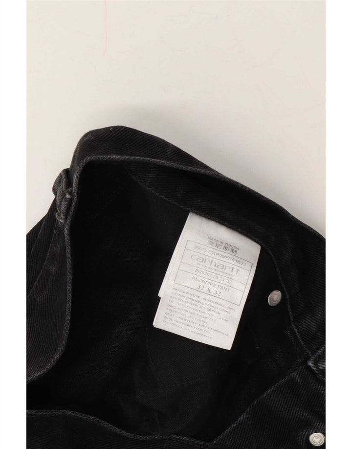 Carhartt Mens Straight Jeans W32 L32 Grey Cotton