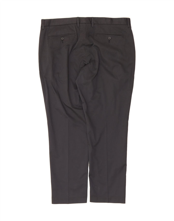 BONOBOS Mens Slim Chino Trousers W38 L30 Black Cotton Vintage BONOBOS and Second-Hand BONOBOS from Messina Hembry 