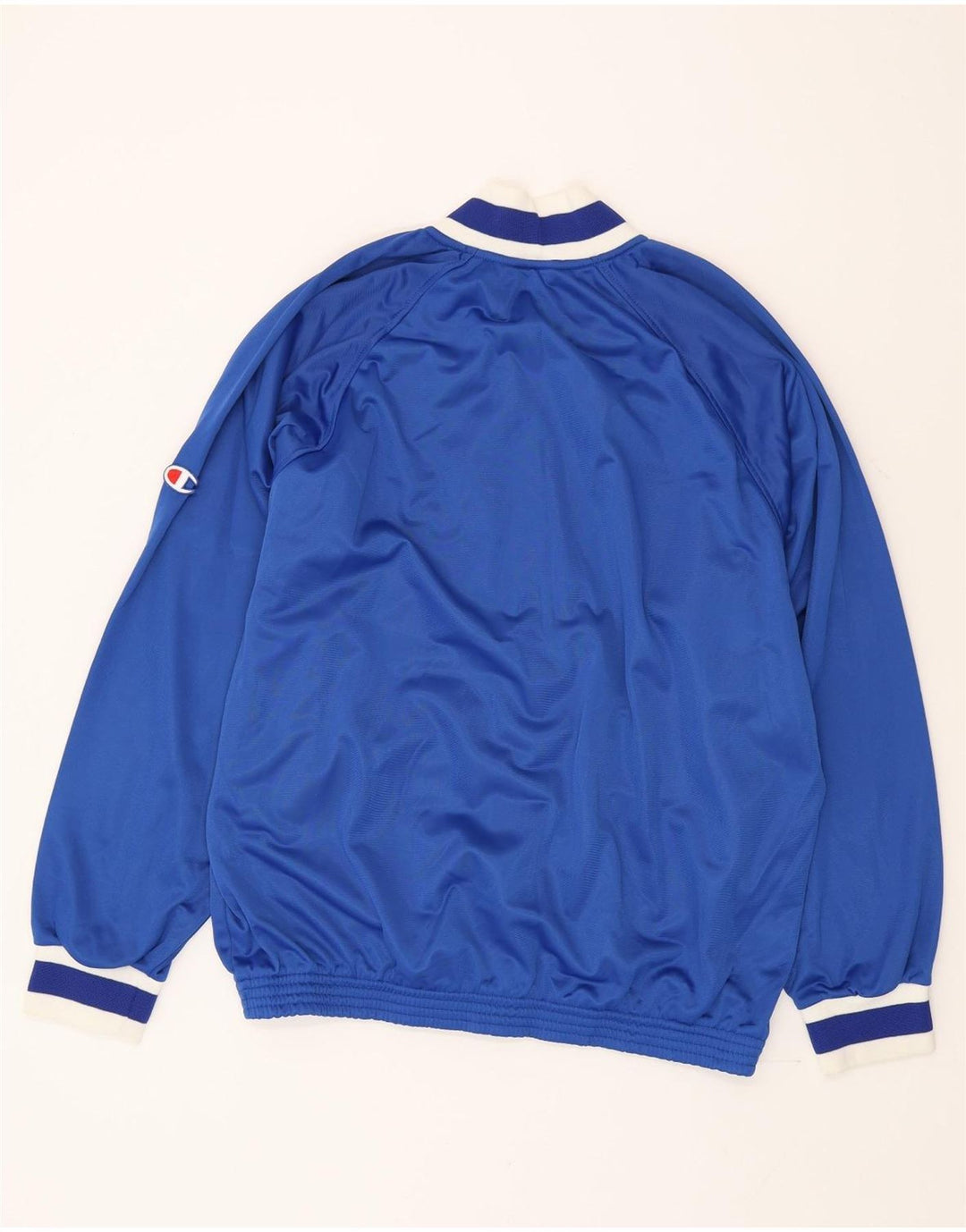 Champion Mens Loose Fit Tracksuit Top Jacket XL Blue Polyester