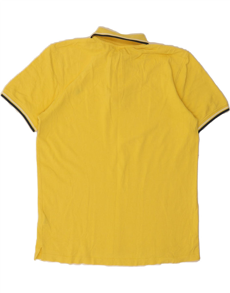 DIADORA Mens Polo Shirt Medium Yellow Cotton Vintage Diadora and Second-Hand Diadora from Messina Hembry 