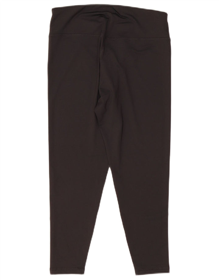 Puma Womens Capri Leggings UK 14 Medium Black Polyester