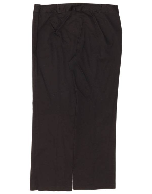 Marks & Spencer Womens Bootcut Casual Trousers UK 16 Large W38 L30 Black