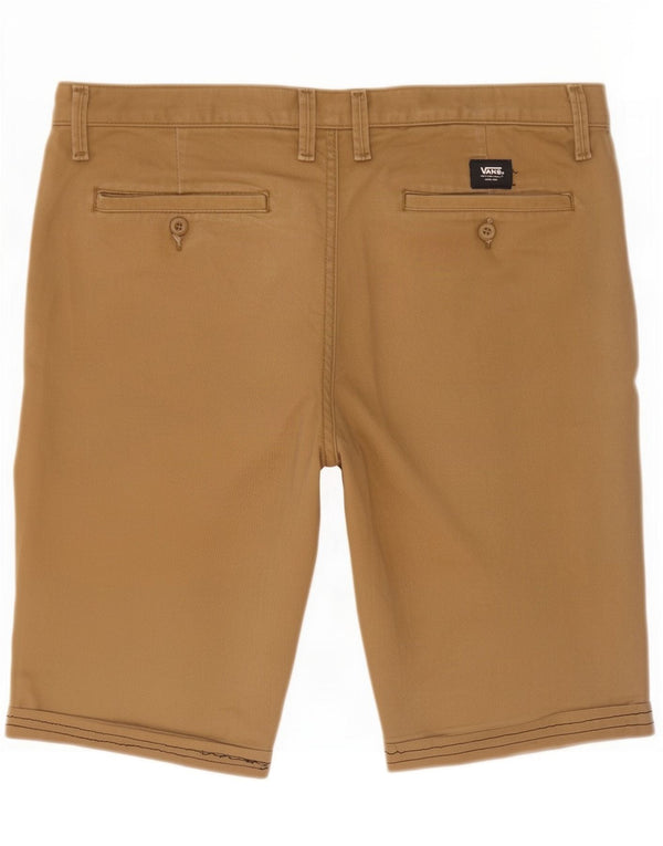 Vans Mens Chino Shorts Large W34 Beige Cotton