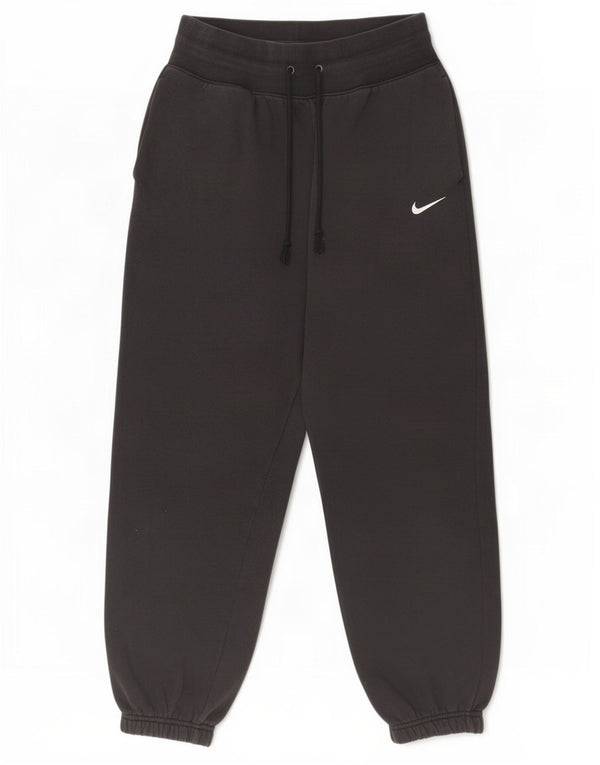 Nike Mens Loose Fit Tracksuit Trousers Joggers Small Black Cotton