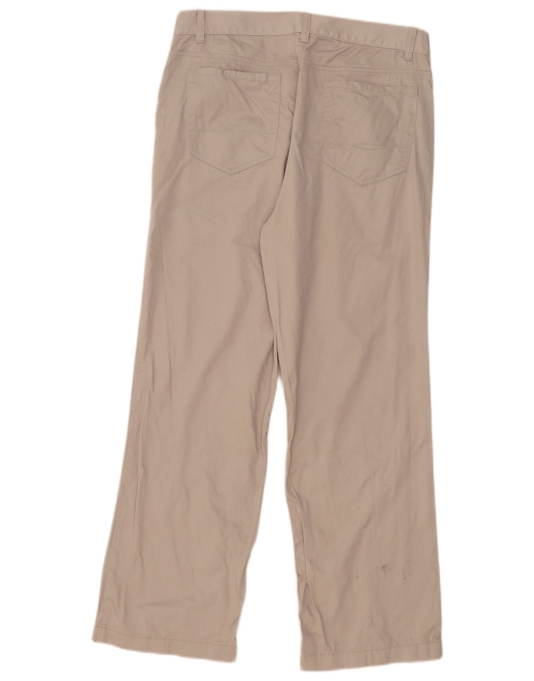 Calvin Klein Mens Straight Casual Trousers W34 L29 Grey Cotton