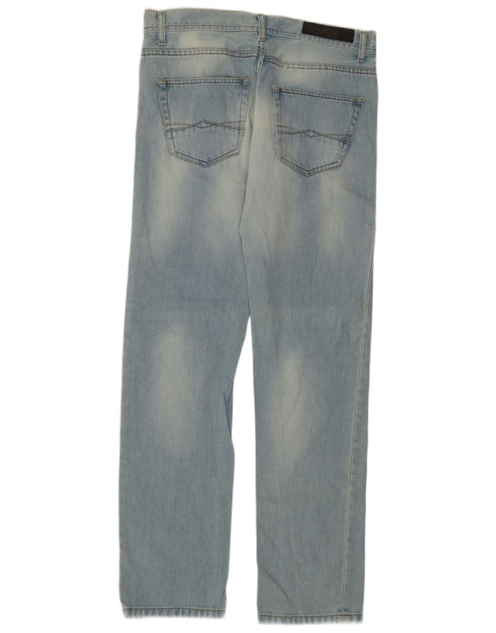 Zara Mens Slim Jeans EU 42 Large W32 L31 Blue Cotton