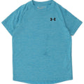 Under Armour Boys T-Shirt Top 9-10 Years Medium Blue Flecked Polyester