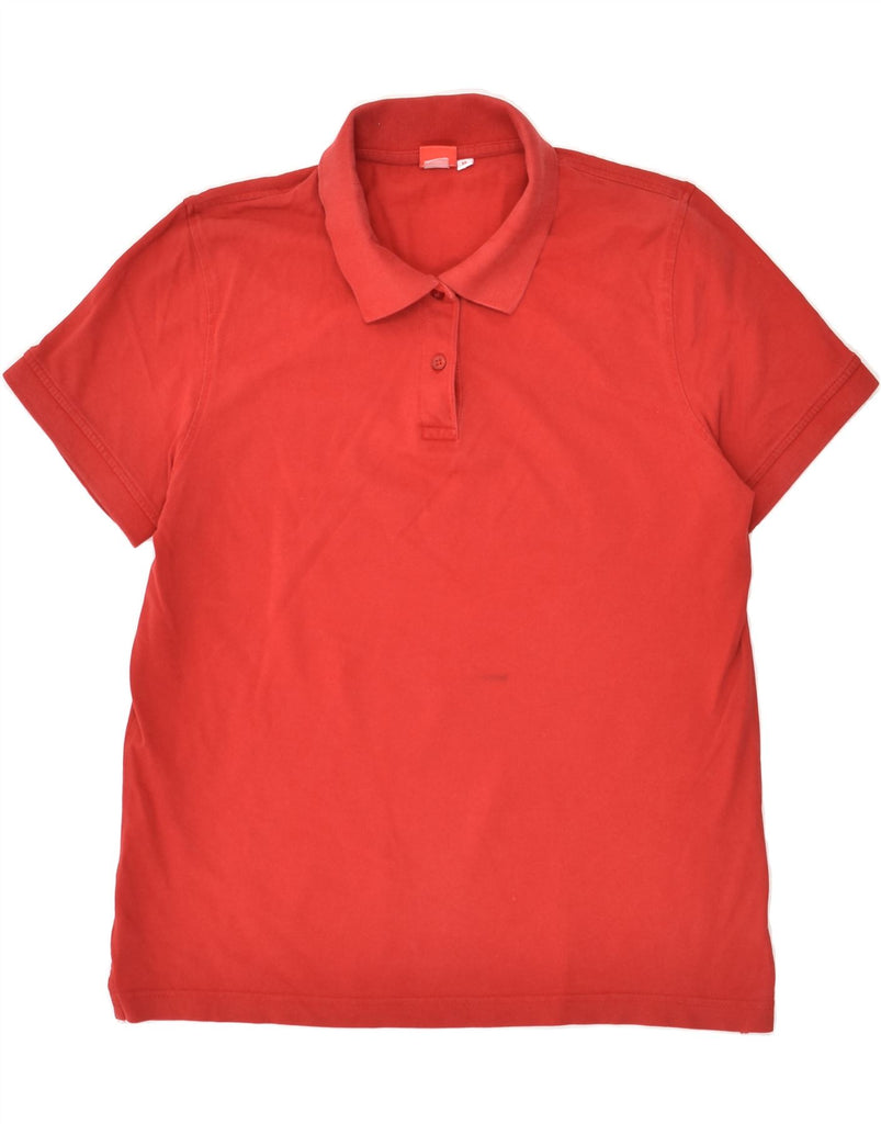 ENGELBERT STRAUSS Mens Slim Polo Shirt XL Red Cotton | Vintage Engelbert Strauss | Thrift | Second-Hand Engelbert Strauss | Used Clothing | Messina Hembry 