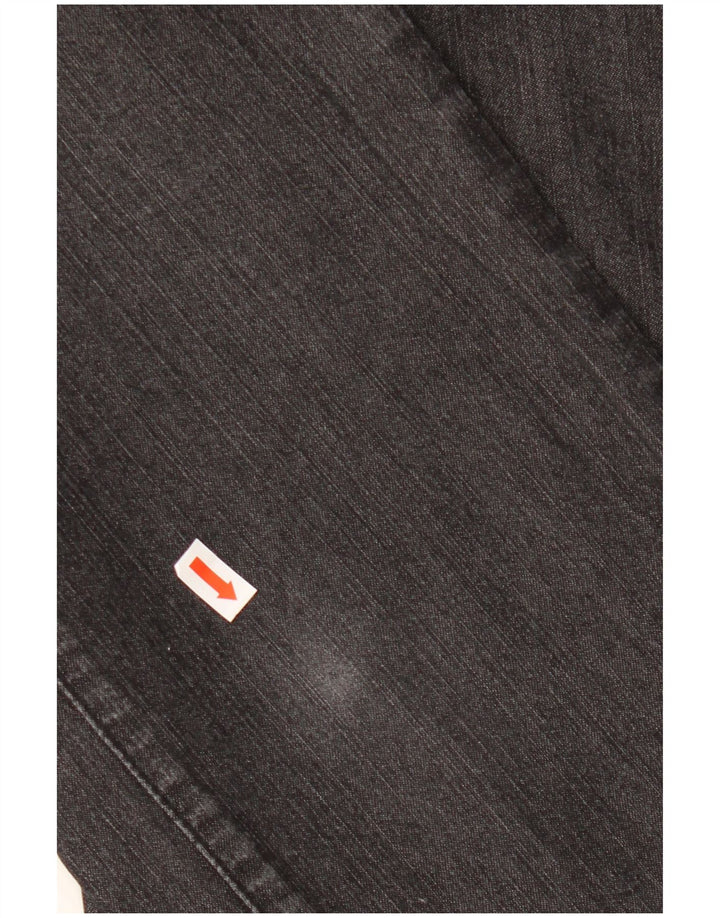 TRUSSARDI Womens Straight Jeans W25 L29 Black Cotton