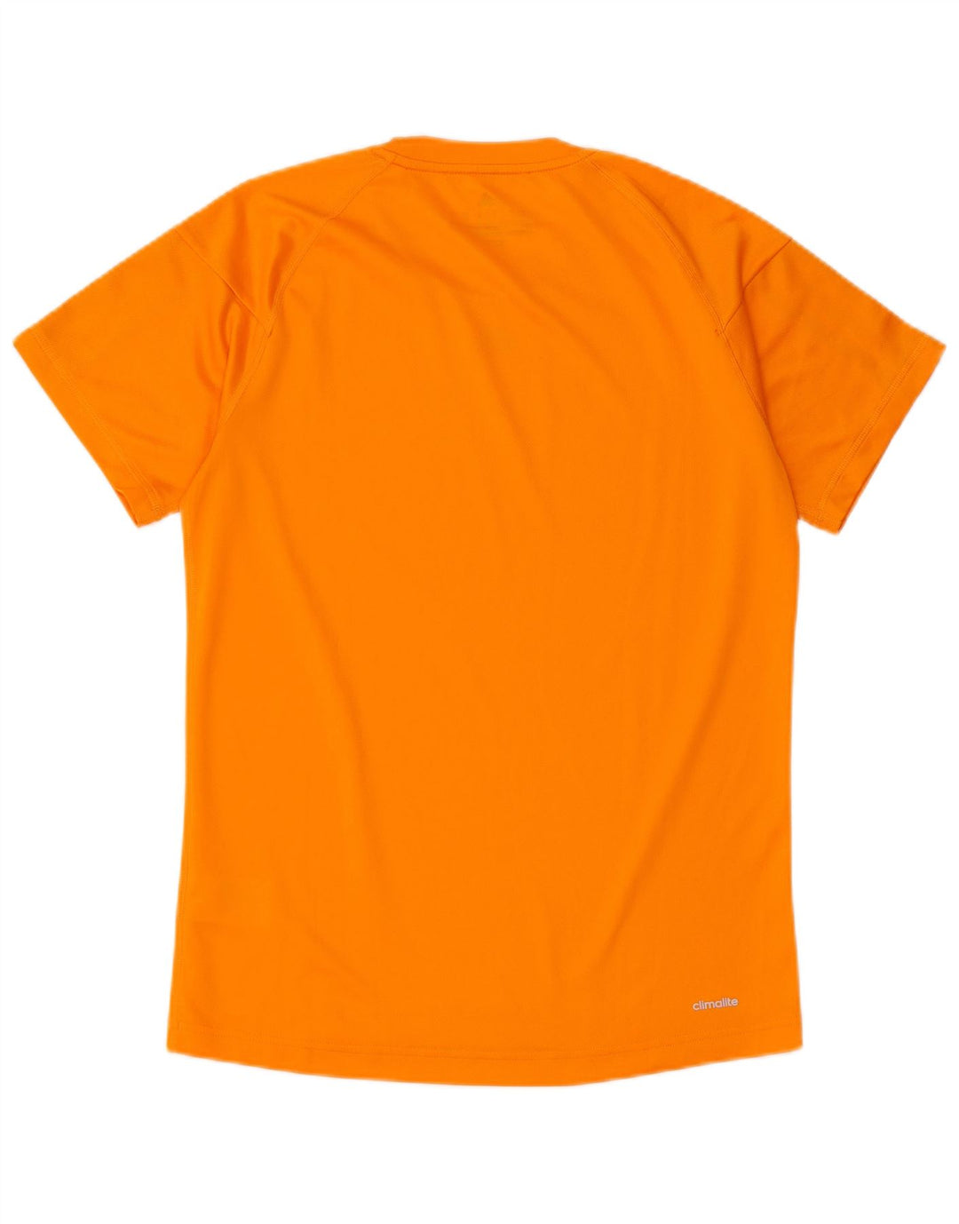 Adidas Mens Climalite T-Shirt Top Small Orange Polyester