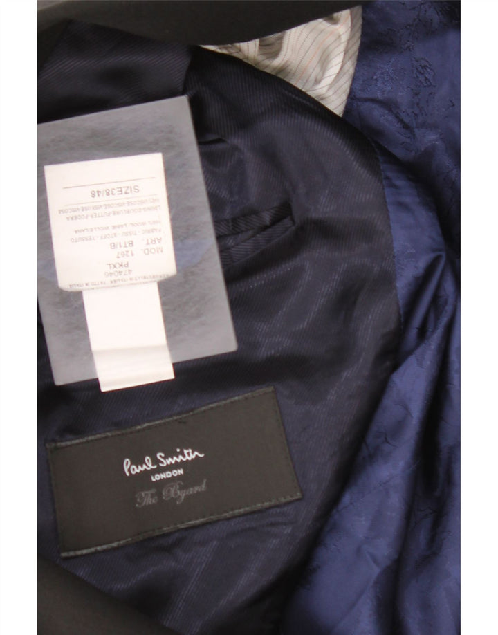 PAUL SMITH Mens 2 Button Blazer Jacket UK 38 Medium Black Wool