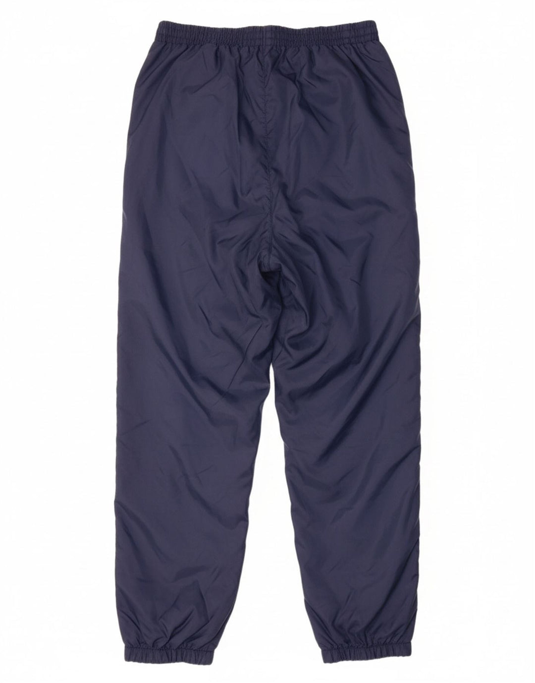 VINTAGE Mens Tracksuit Trousers Joggers Medium Navy Blue Colourblock