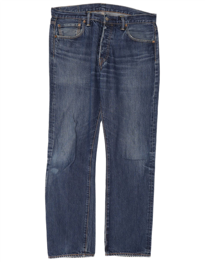 Levi's Mens 501 Straight Jeans W34 L32 Blue