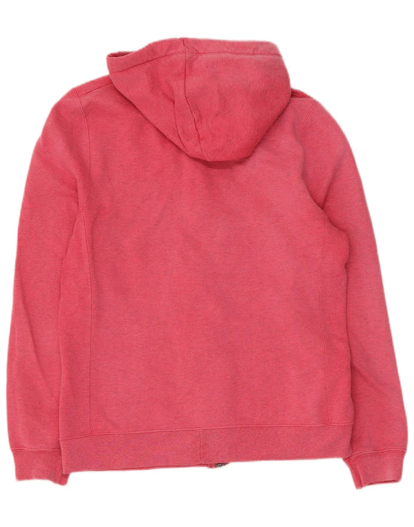 Champion Girls Zip Hoodie Sweater 11-12 Years Large Pink Cotton