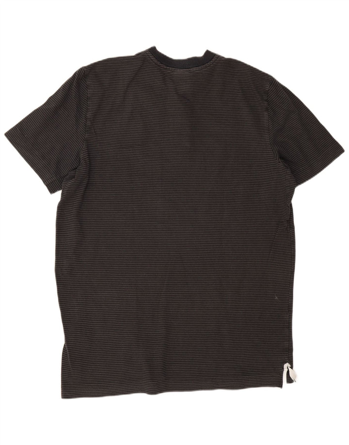 Nike Mens Graphic T-Shirt Top XL Grey Striped Cotton