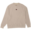 Tommy Hilfiger Mens Sweatshirt Jumper Medium White Cotton