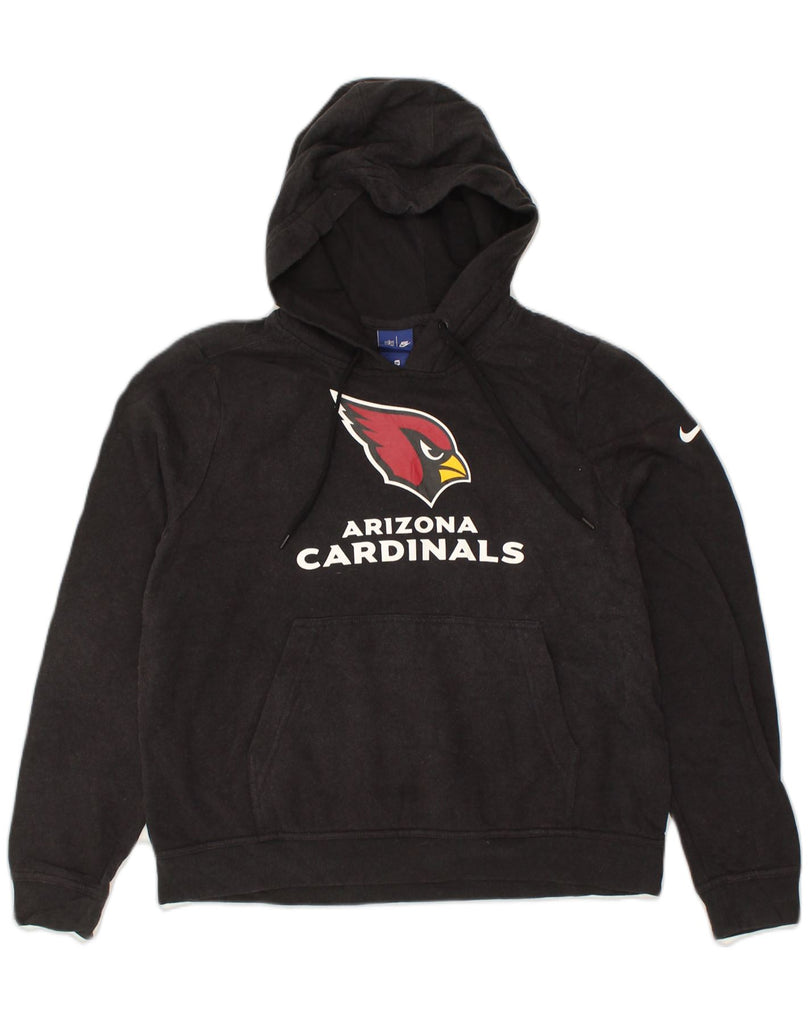 NIKE Womens Arizona Cardinals Graphic Hoodie Jumper UK 14 Medium Black | Vintage Nike | Thrift | Second-Hand Nike | Used Clothing | Messina Hembry 