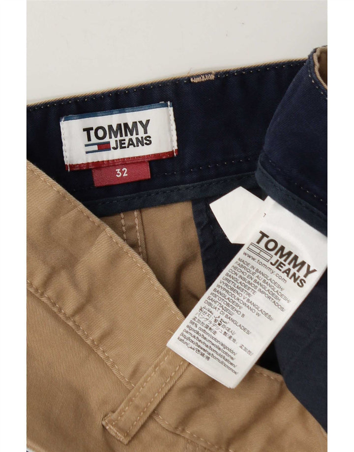 Tommy Hilfiger Mens Chino Shorts W32 Medium Beige Cotton